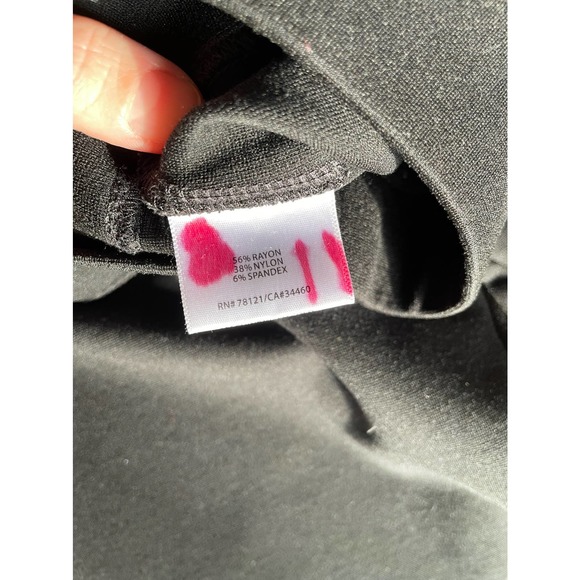 Eileen Fisher Black straight Dress Pants washable Thick Heavy Small - Picture 5 of 11